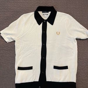 Fred Perry xMiles Kane short sleeve sweater